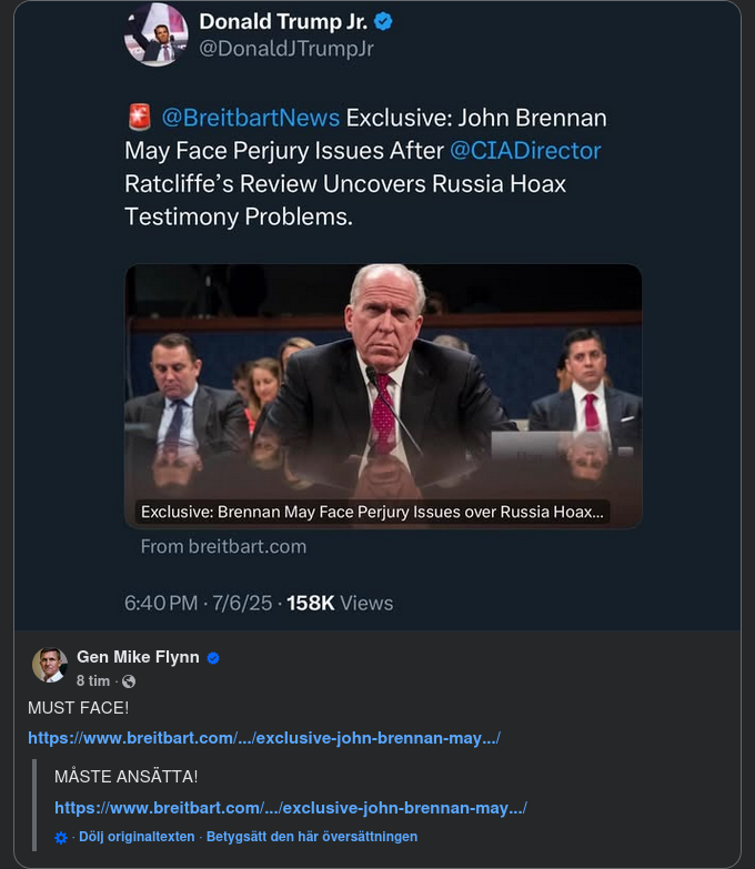 Konsekvens För Brennan Efter Ratcliffes Översyn?..