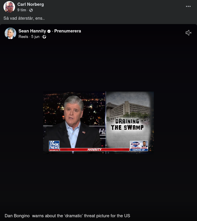 Bongino Om Dramatisk Hotbild