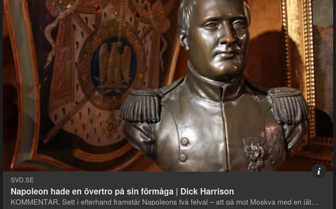 Tricky Dick Om Napoleons Två Felval