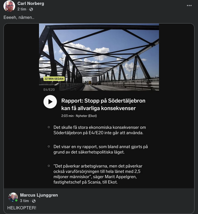 Konsekvensrapport Angående Södertäljebron