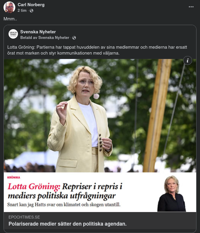 Gröning & Drougge Om Media & Partipolitik