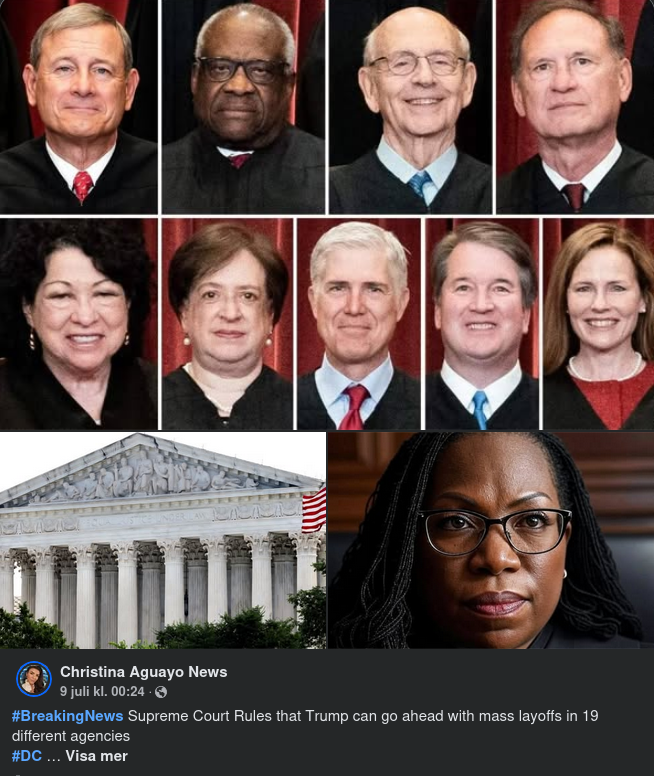 SCOTUS Ger POTUS Rätt