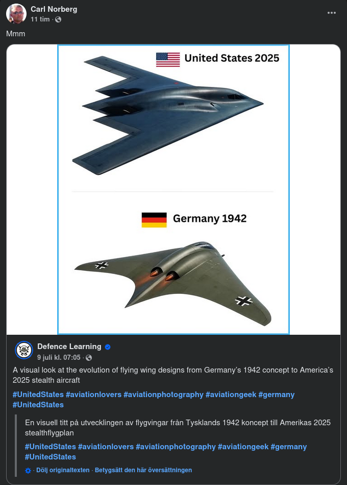 Från Tyskt 1942 Till Amerikanskt 2025