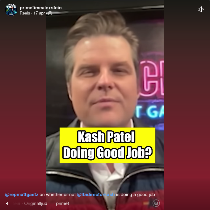 Gaetz Om Patels Arbetsinsats