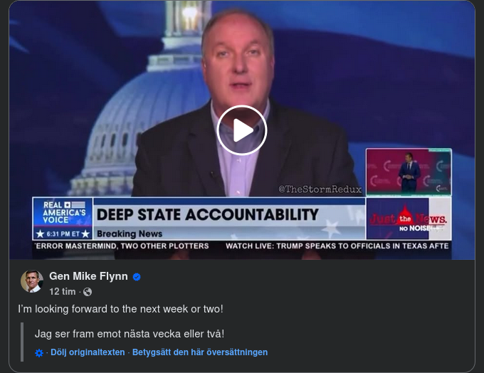 En Vecka eller Två att Se Fram Emot..