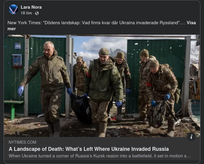 Rapport Från Ryssland I NYT Efter Ukrainsk Invasion