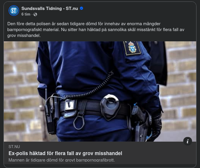 Barnpornografibrottsdömd Ex-Polis Anhållen För Flera Fall Av Grov Misshandel