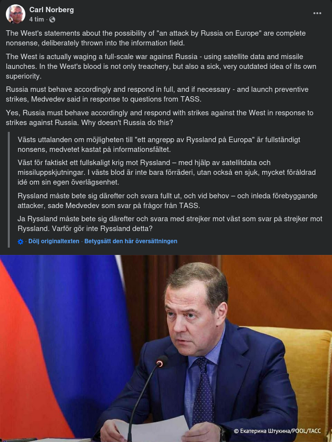 Fullskaligt Krig Mot Ryssland