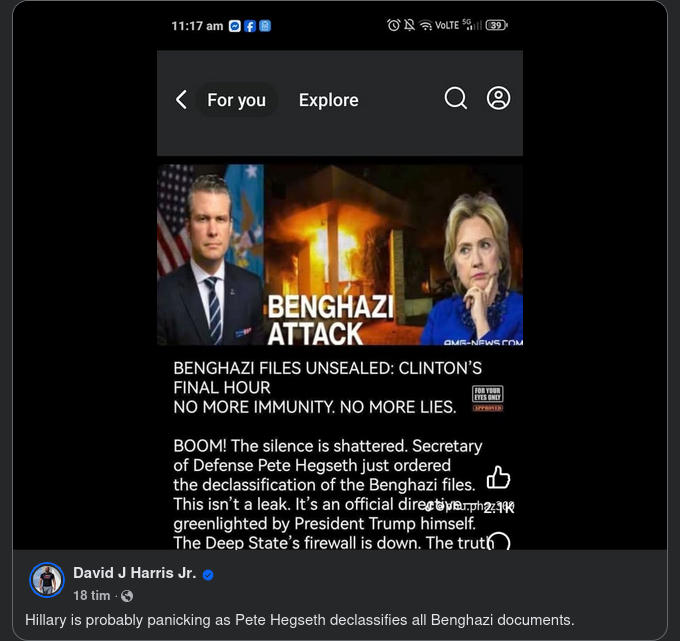 Hegseth & Benghazi