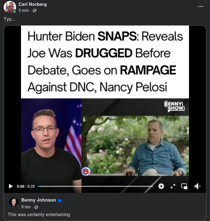 Benny Om Hunter-Intervju