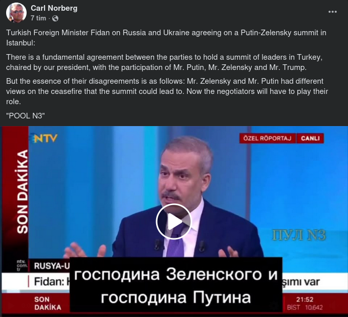 Fidan Om Möte I Turkiet