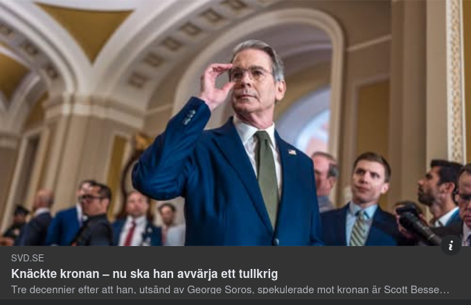 Till Sverige Från Soros & Trump