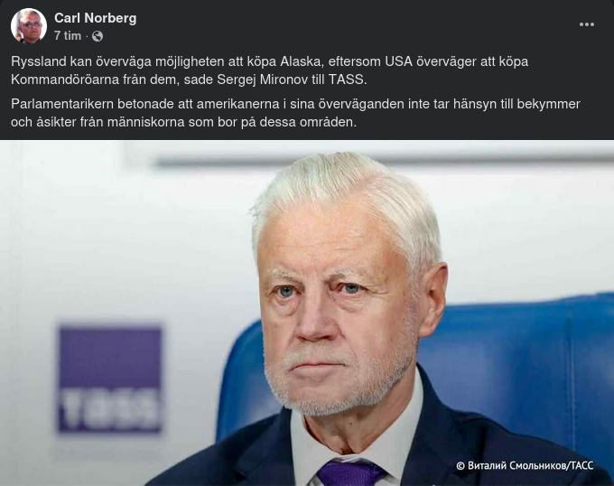 Ryska & Amerikanska Landköp..