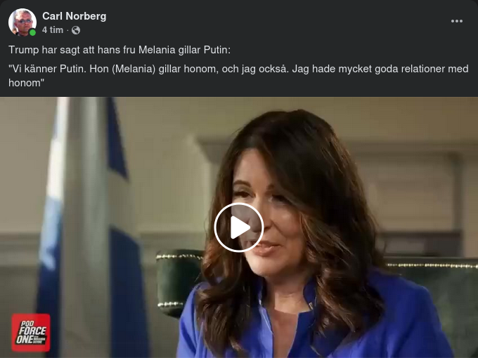 Donald, Melania & Vladimir