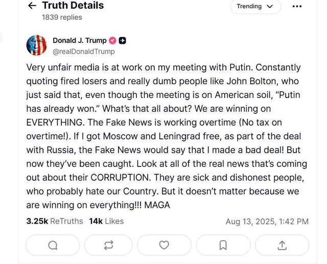 Trump & Medias Mötesrapportering