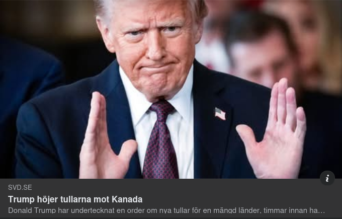 TT I SvD Om Tullarna