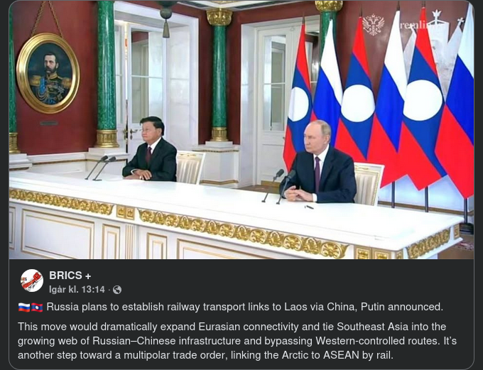 Ryska Naturresursflöden På Räls Till Asien