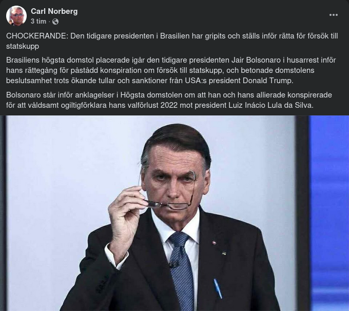 Bolsonaro Inför Rätta För Statskuppsförsök
