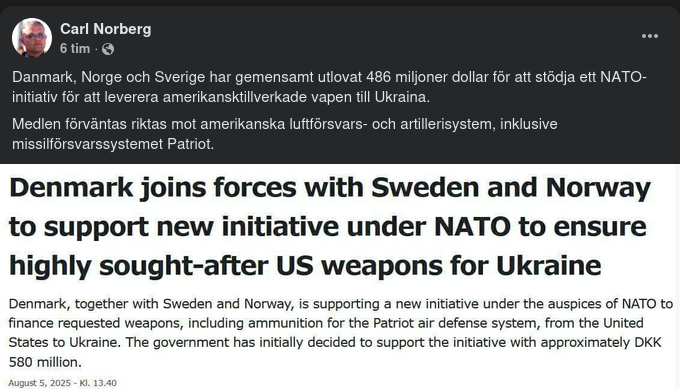 Danskt/Svenskt/Norskt Gemensamt Stött Nato-Initiativ