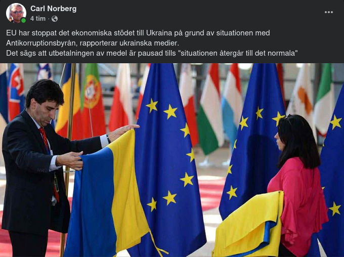 Ukrainsk Media Om Pausat EU-Stöd