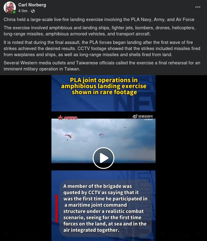 Kinesisk Militärövning