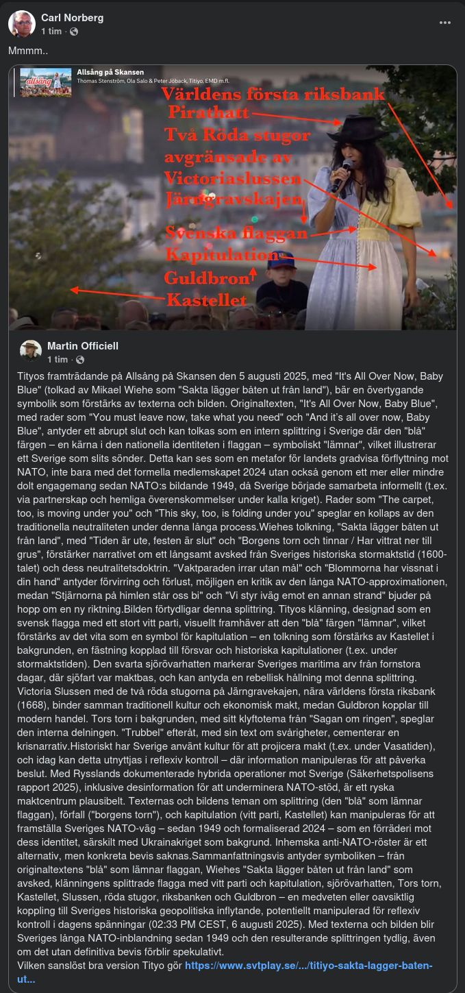 Stensö Tittar På Allsång