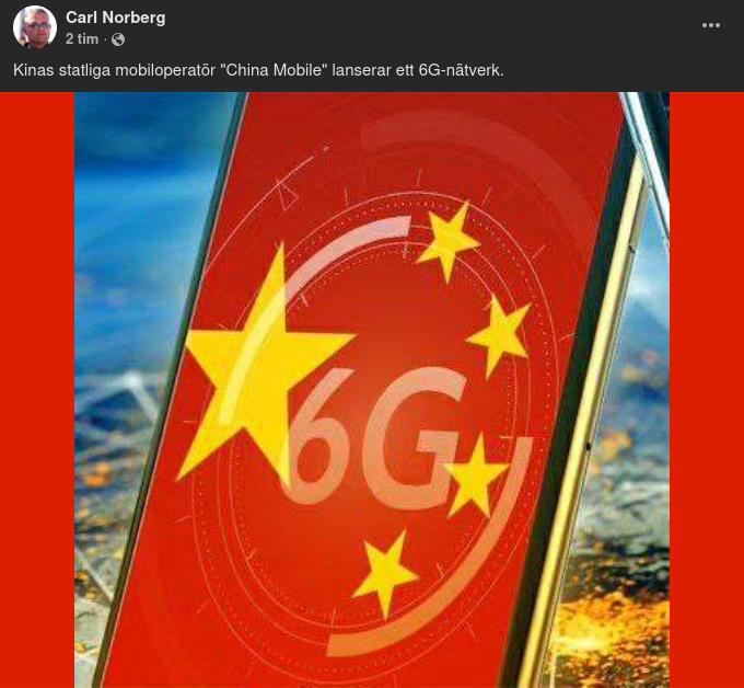 Kinesiskt 6G