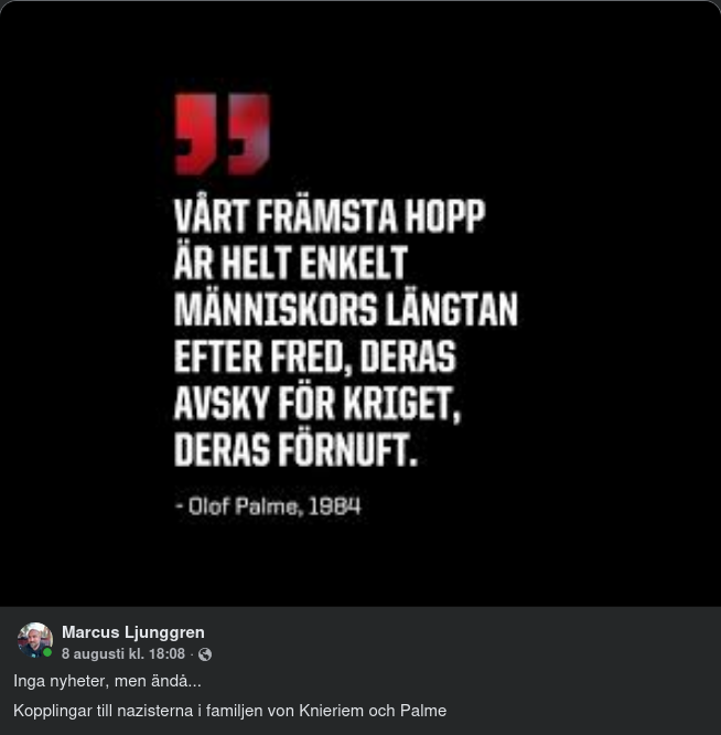 Nazistkopplade von Knieriem & Palme