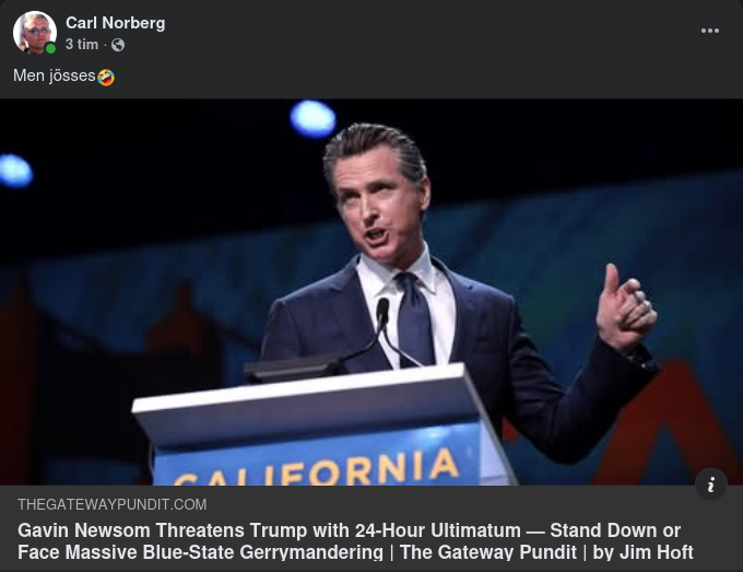 Newsom Hotar Trump Med 24-Timmars Ultimatum..