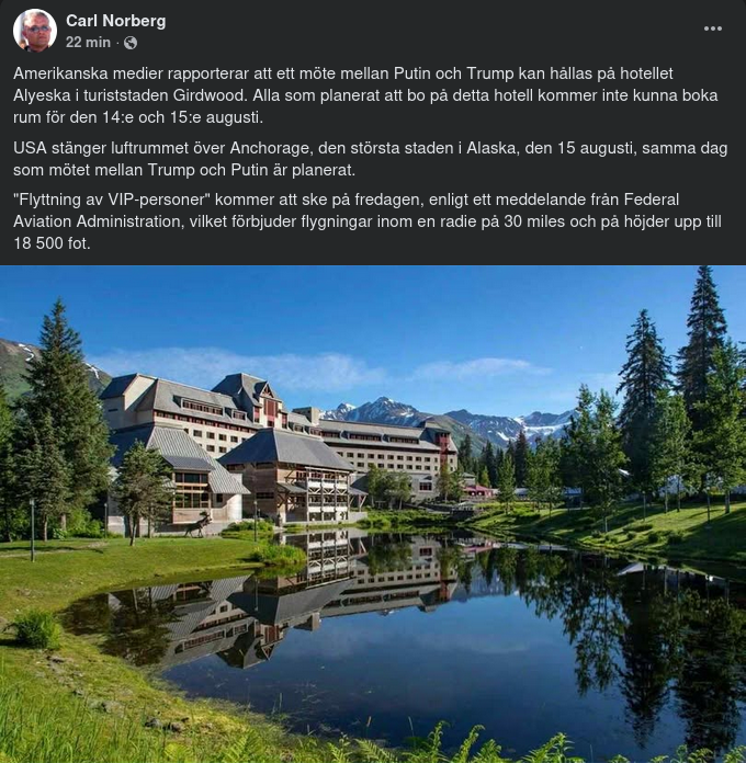 Flygförbud Över Alaska-Möte