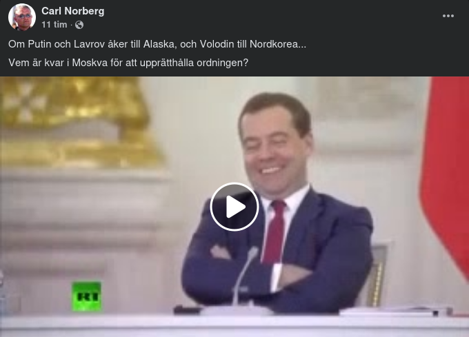 Medvedev Stannar Hemma