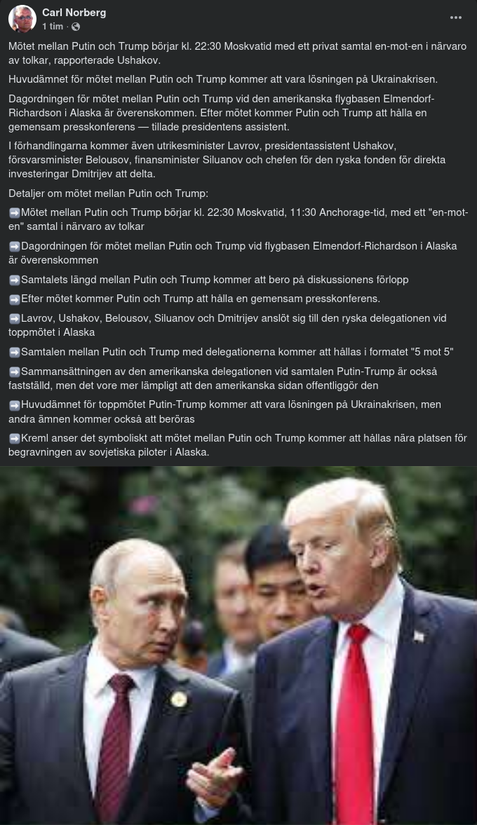 Allmän Mötesinformation