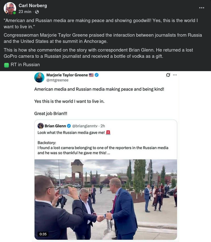 Vodka För Upphittad GoPro-Kamera