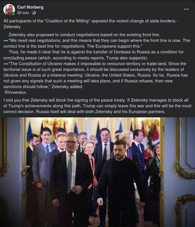 Inför Måndagsmötet I Washington