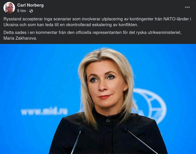 Oacceptabelt För Ryssland