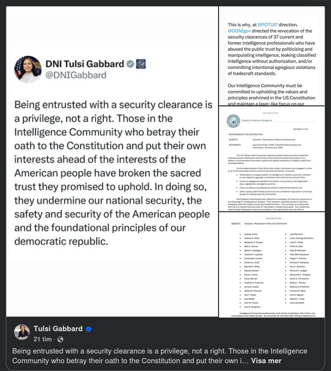 Tulsi & Säkerhetsklassningar