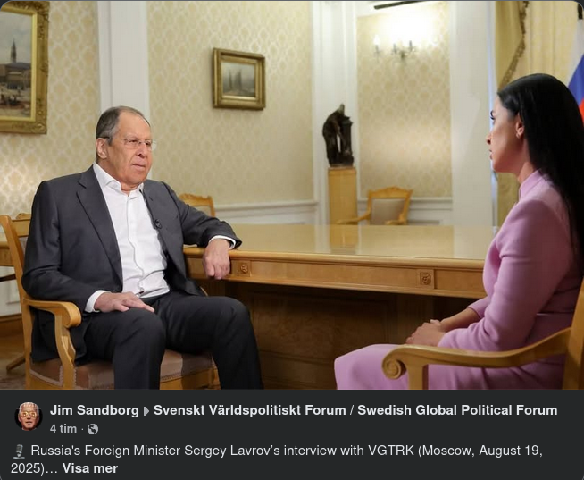 Intervju Med Lavrov
