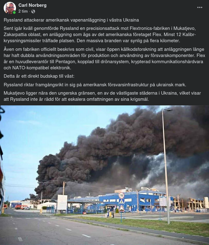 Rysk Attack Mot Amerikanskt Försvarsföretag I Ukraina