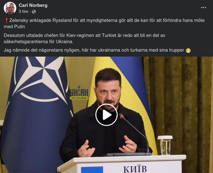 Lavrov Besvarar Zelenskys Mötesanklagelser I Förväg