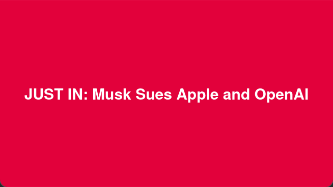 Musk Stämmer Apple & OpenAI