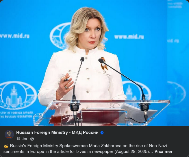 Zakharova & Europeisk Neonazism