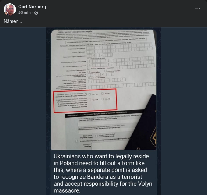 Polskt Krav På Ukrainare