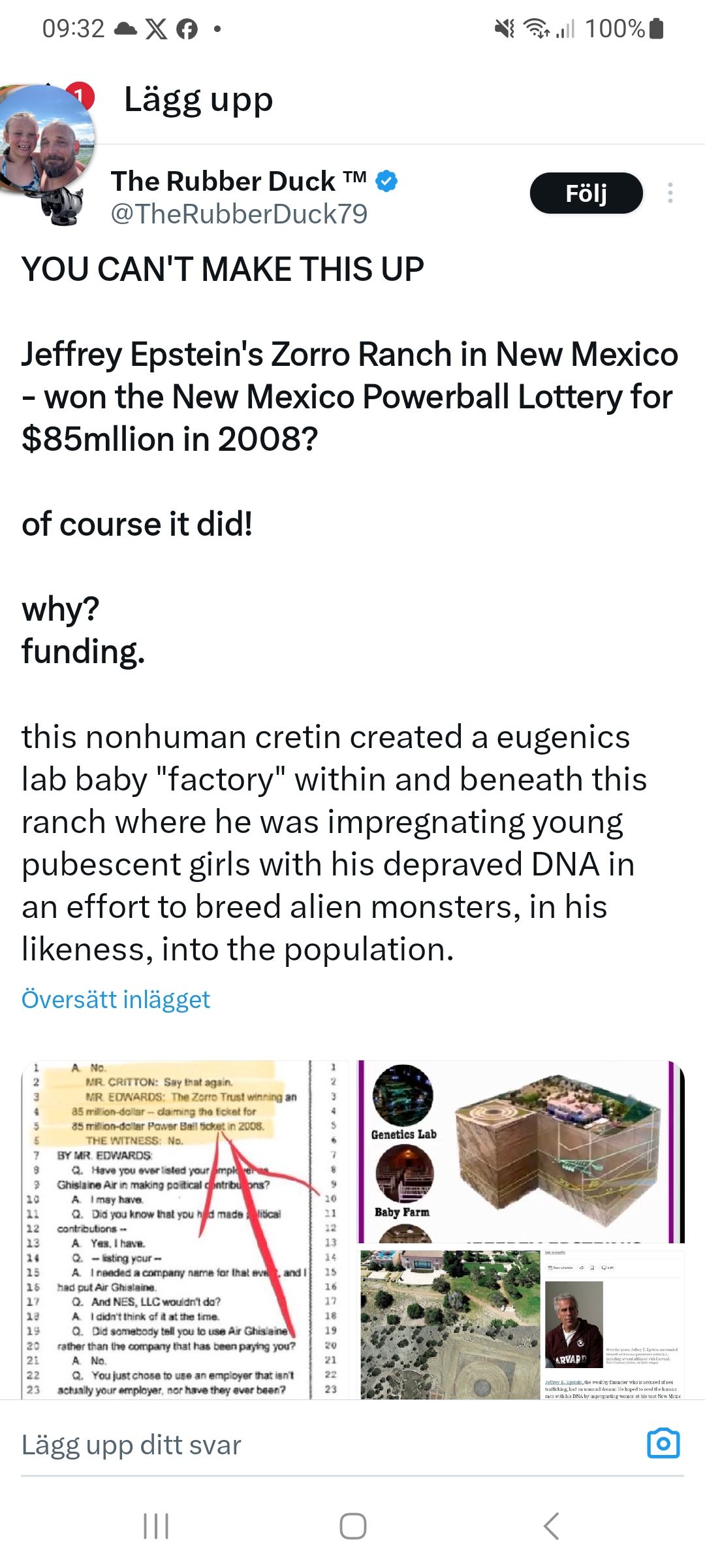 Epstein Som Lotterivinnande Skyltdocka