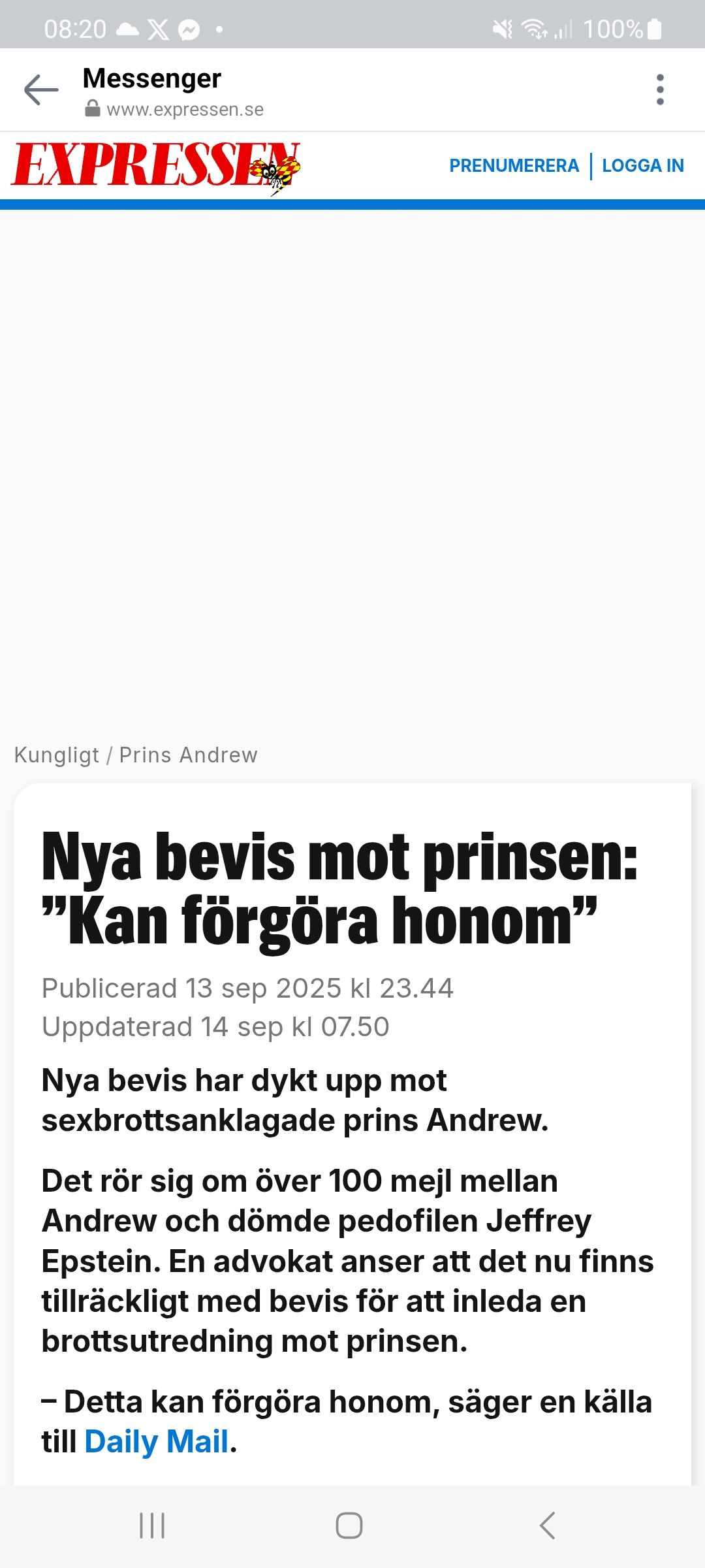 Mail Mellan Andrew & Jeffrey