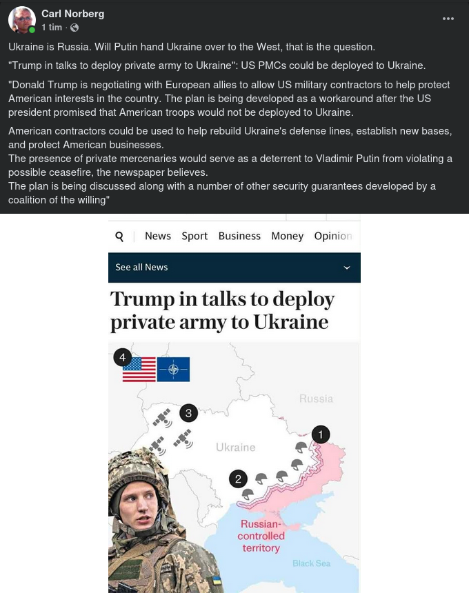 Samtal Om Amerikanska Legoknektar Som Säkerhetsgaranti