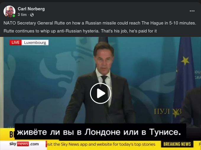 Rutte & Rysk Missilräckvidd