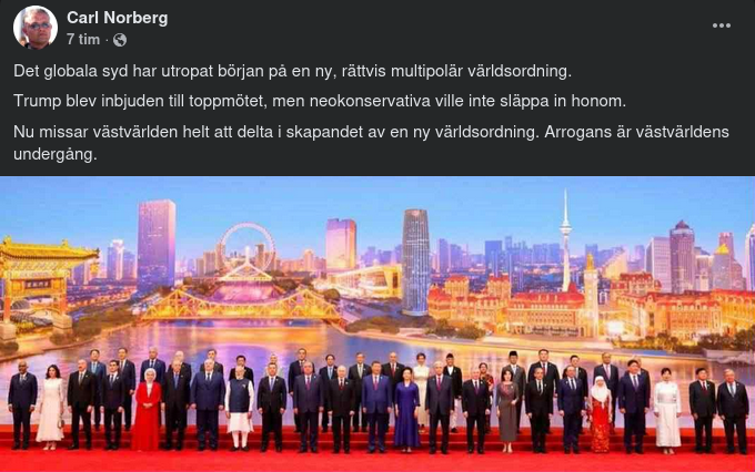 Globala Syd Börjar Ny Rättvis Multipolär Världsordning