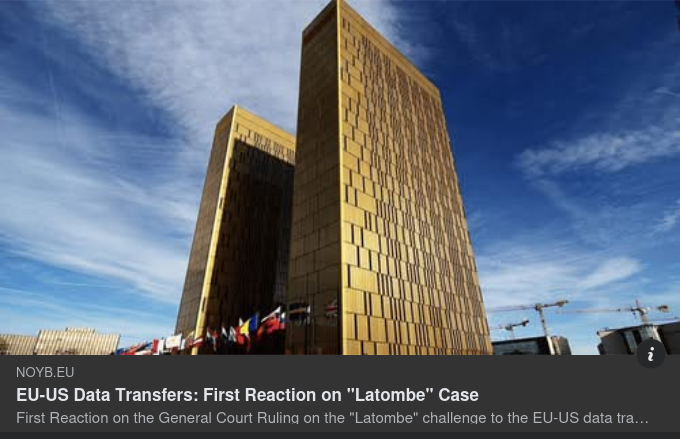 EU-USA Dataöveföring