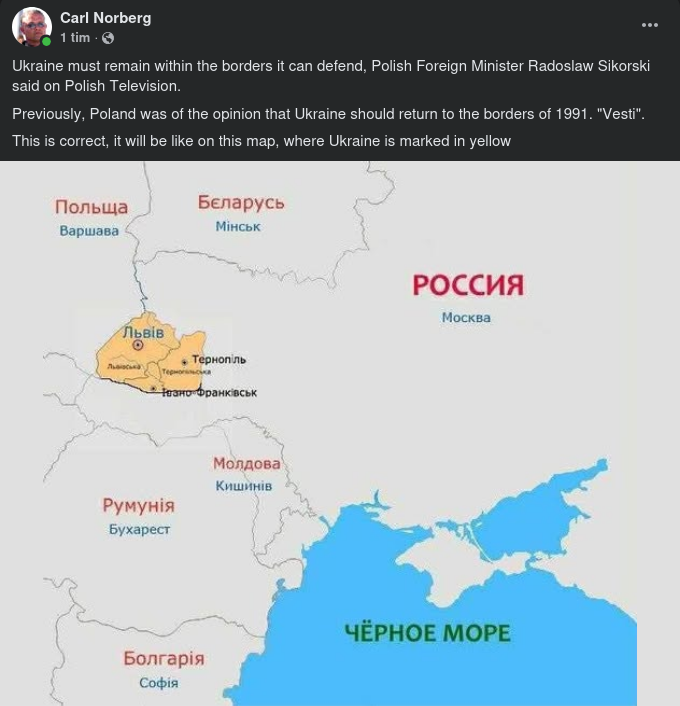 Polskt Om Ukrainska Gränser