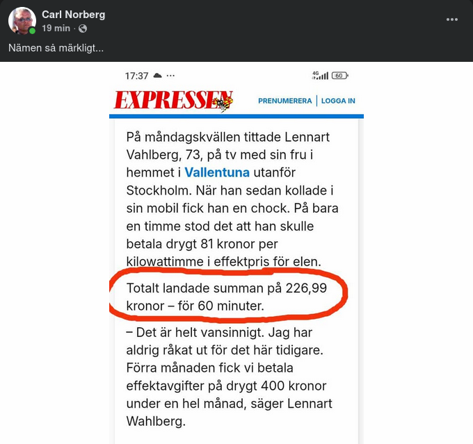 Elektrisk Effektavgift